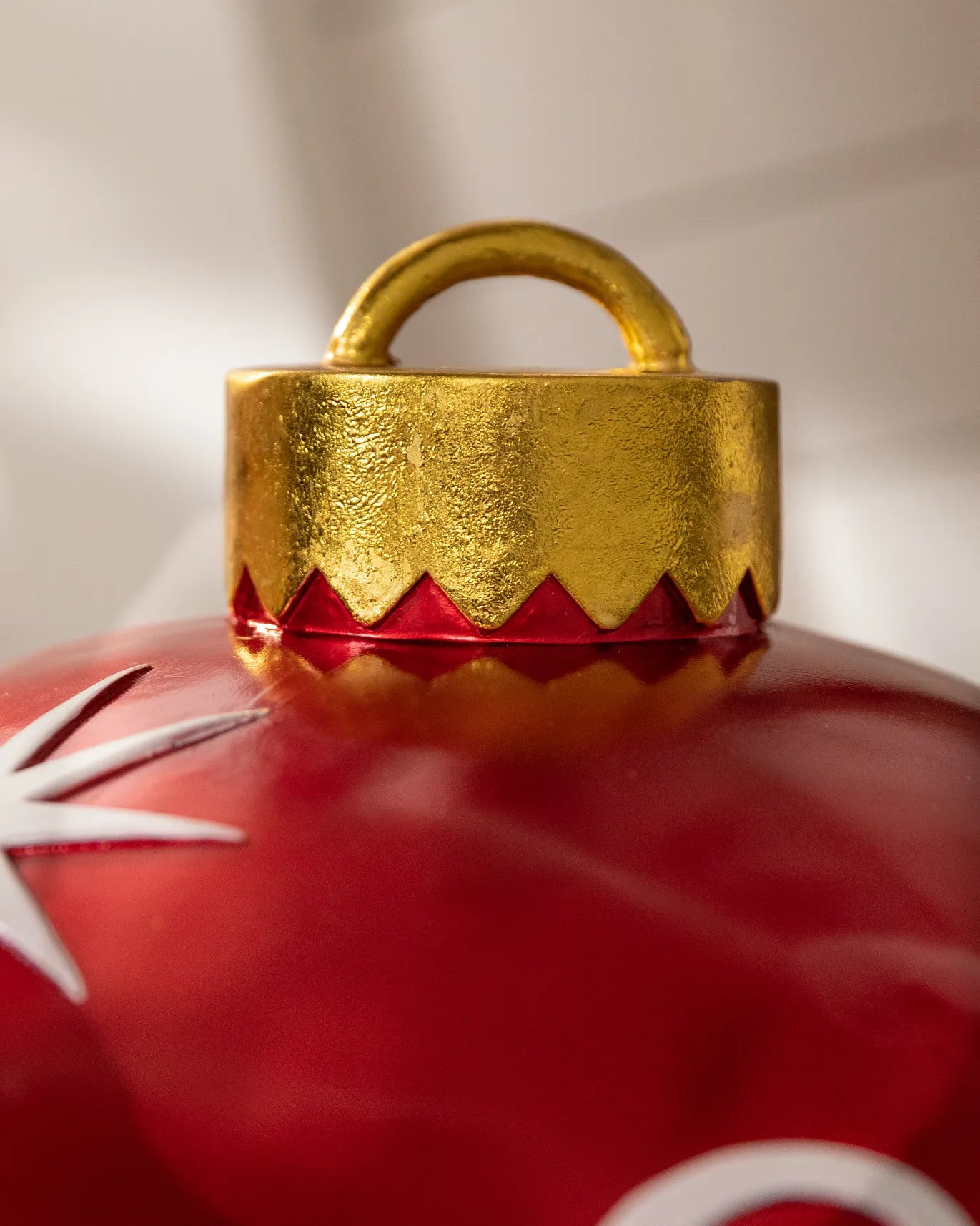 Lit Happy Christmas Starburst Baubles